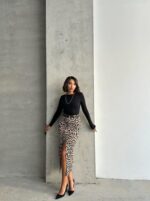 Fusta animal print