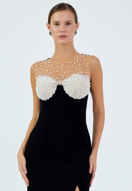 Rochie de seara cu perle